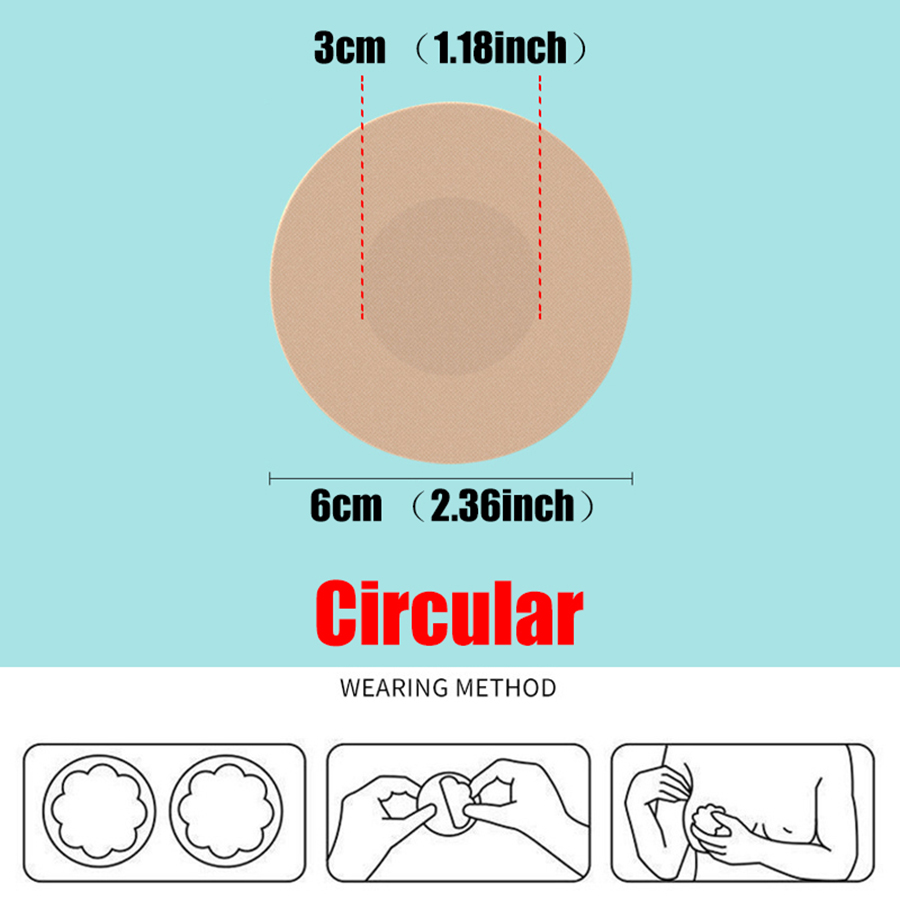 100PC Cloth Nipple Cover Teat  - Nipple Cover Pasties review and price