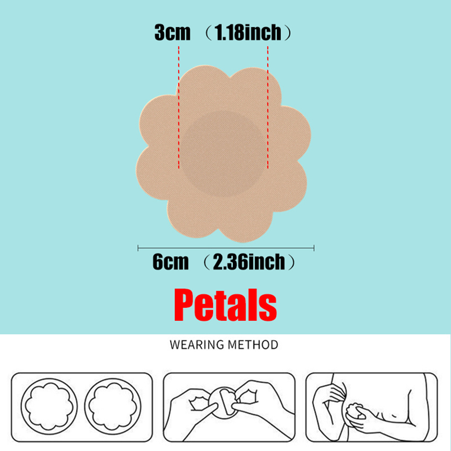 100PC Cloth Nipple Cover Teat  - Nipple Cover Pasties review and price